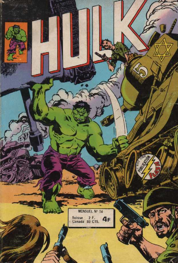 Scan de la Couverture Hulk Publication Flash n 14